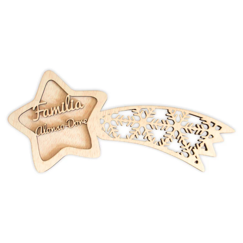 Estrellas de navidad personalizada diseño fugaz