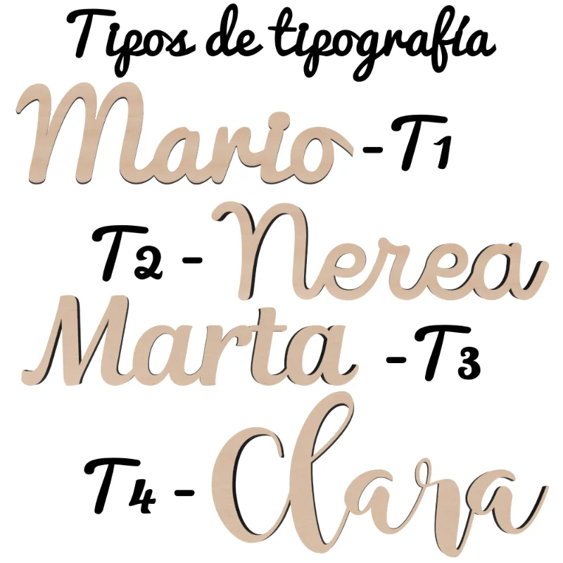 Nombre Personalizado a Color