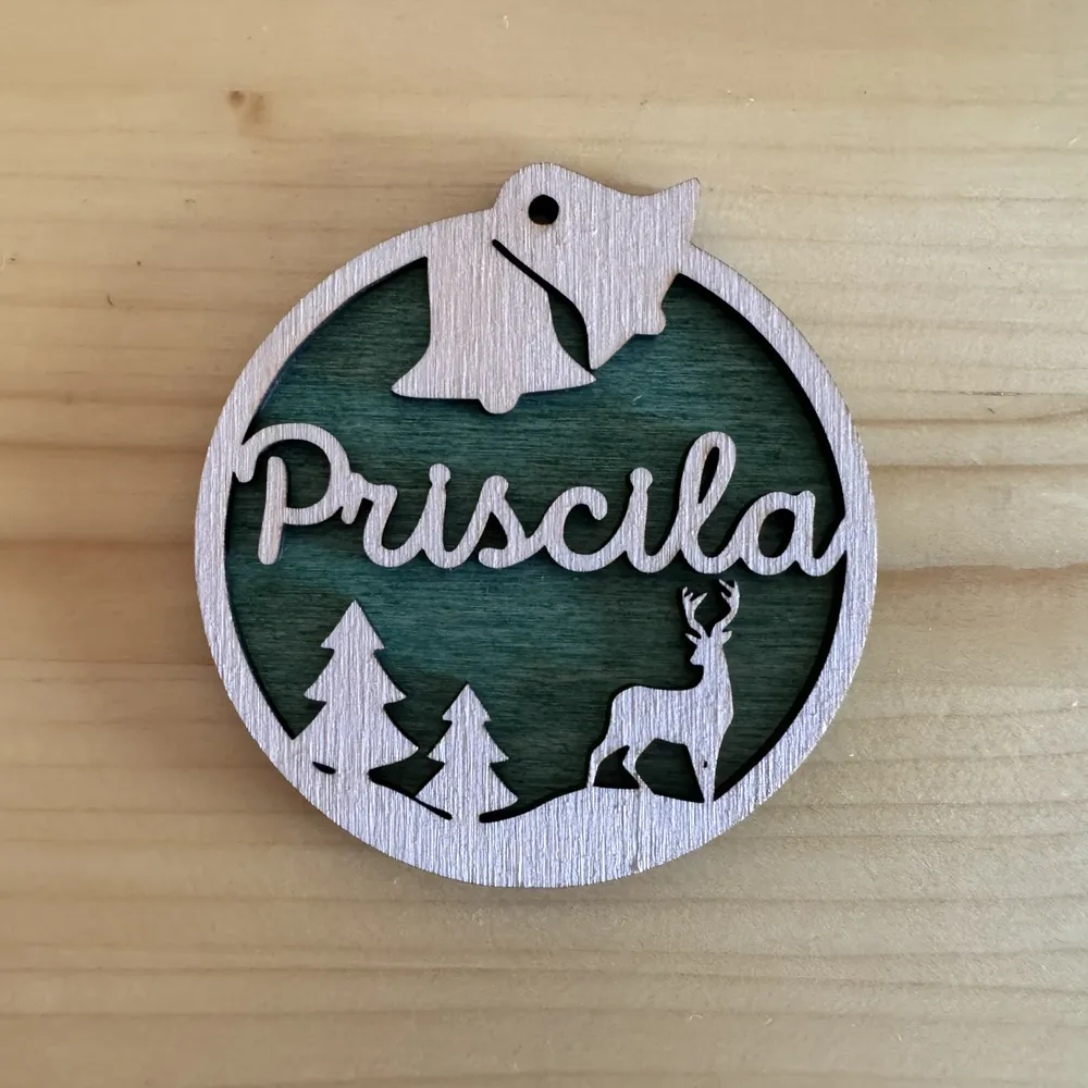 Bola de navidad personalizada a color