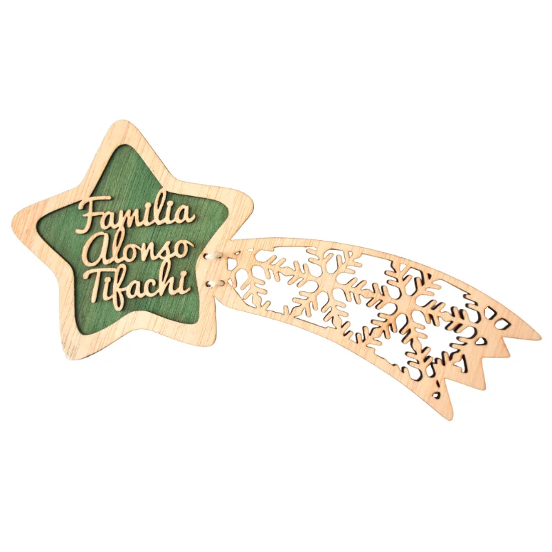 Estrellas de navidad personalizada diseño fugaz
