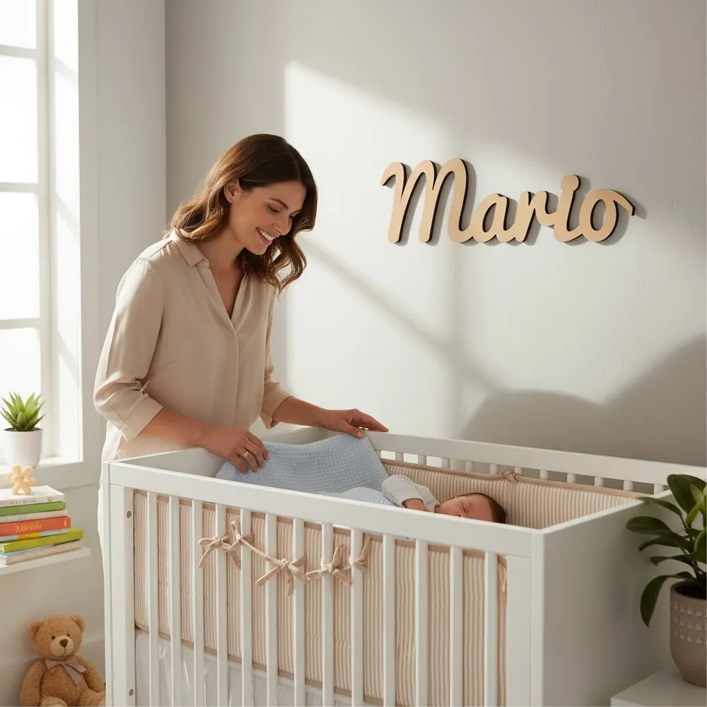 Nombre personalizado en madera md