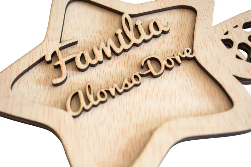 Estrellas de navidad personalizada diseño fugaz