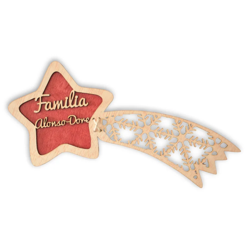 Estrellas de navidad personalizada diseño fugaz