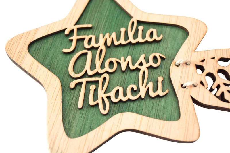 Estrellas de navidad personalizada diseño fugaz